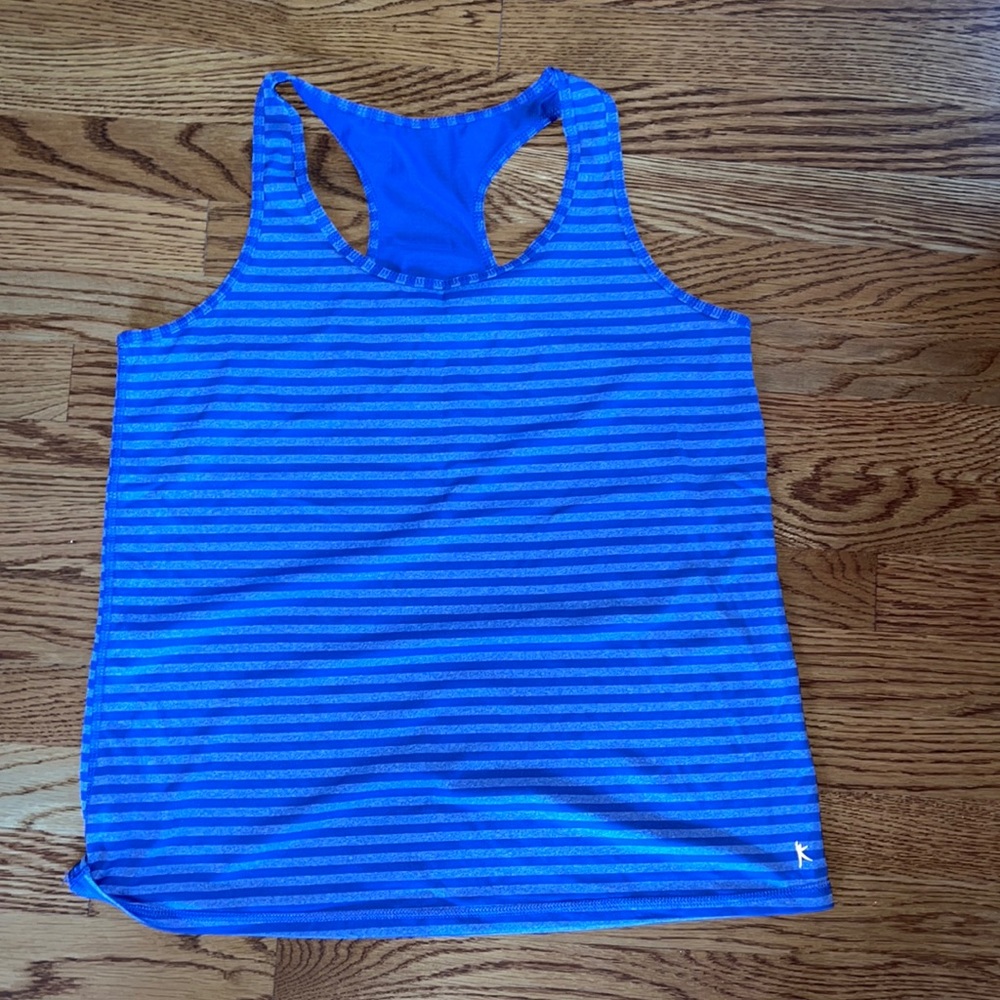 Danskin Women’s racer back tank, purple, large